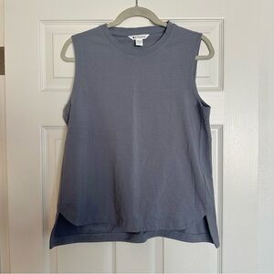 Athleta Blue/Gray Sleeveless Workout Top
